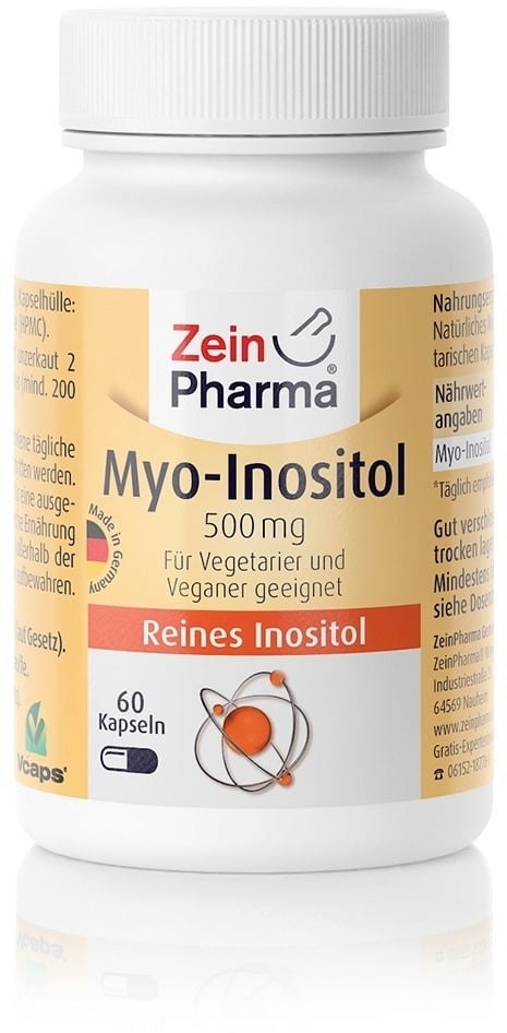 Zein Pharma Myo-Inositol 500mg 60 kapsułek Zein Pharma Myo-Inositol 500mg 60 kapsułek