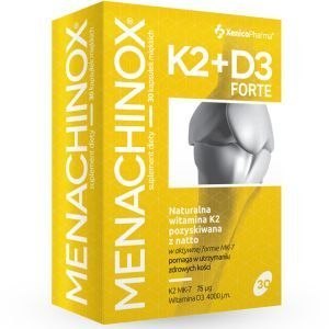 Xenico Menachinox K2 + D3 Forte 30 kapsułek Xenico Menachinox K2 + D3 Forte 30 kapsułek