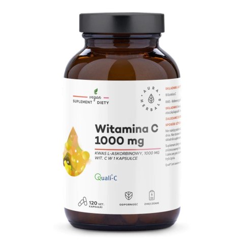 Aura Herbals Witamina C 1000 mg 120 kapsułek Aura Herbals Witamina C 1000 mg 120 kapsułek