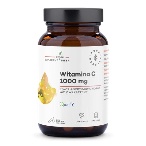 Aura Herbals Witamina C 1000 mg 60 kapsułek Aura Herbals Witamina C 1000 mg 60 kapsułek