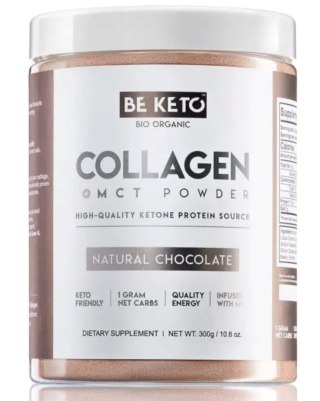 BeKeto Keto Kolagen z olejem MCT o smaku czekoladowym 300g