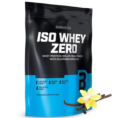 BioTech USA Iso Whey 500g lactose reduced o smaku waniliowym BioTech USA Iso Whey 500g lactose reduced o smaku waniliowym