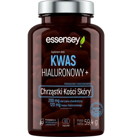 Essensey Kwas hialuronowy+ 90 kapsułek Essensey Kwas hialuronowy+ 90 kapsułek