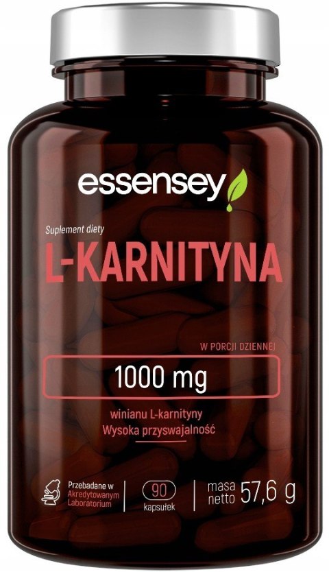 Essensey L-karnityna 90 kapsułek Essensey L-karnityna 90 kapsułek