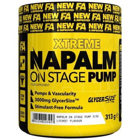 FA Napalm On Stage Pump 313 g o smaku liczi FA Napalm On Stage Pump 313 g o smaku liczi