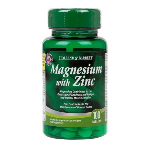 Holland & Barrett Magnez i cynk 90 tabletek Holland & Barrett Magnez i cynk 90 tabletek