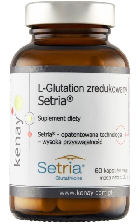 Kenay L-Glutation zredukowany Setria 60 kapsułek Kenay L-Glutation zredukowany Setria 60 kapsułek