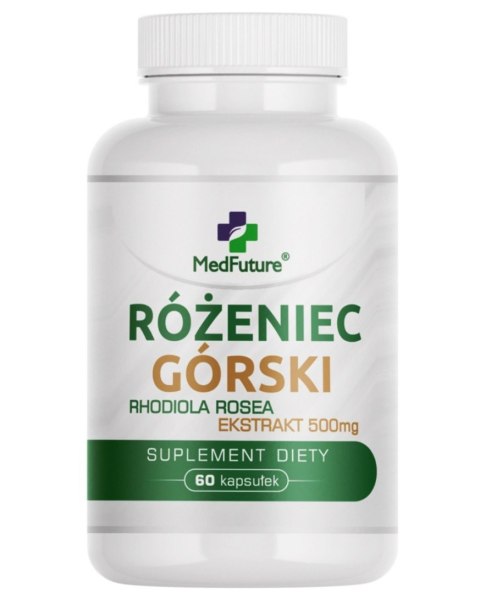 MedFuture Różeniec górski ekstrakt 500mg 60 kapsułek MedFuture Różeniec górski ekstrakt 500mg 60 kapsułek