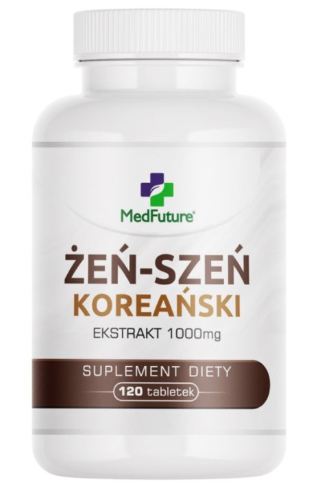 MedFuture Żeń-szeń koreański 1000mg 120 tabletek MedFuture Żeń-szeń koreański 1000mg 120 tabletek