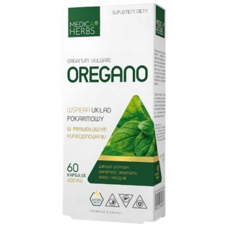 Medica Herbs Oregano 60 kapsułek Medica Herbs Oregano 60 kapsułek