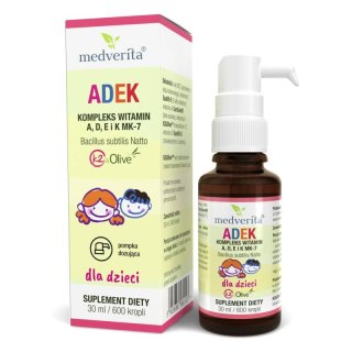 Medverita ADEK (ß-Karoten) dla dzieci 30ml