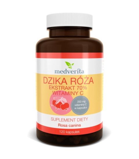 Medverita Dzika róża 120 kapsułek Medverita Dzika róża 120 kapsułek