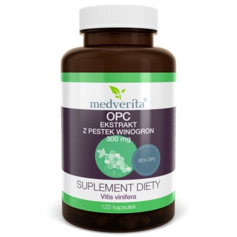 Medverita OPC 95% 300 mg 120 kapsułek Medverita OPC 95% 300 mg 120 kapsułek