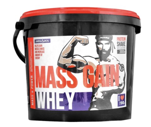 Megabol Whey Mass Gain 3 kg o smaku waniliowym Megabol Whey Mass Gain 3 kg o smaku waniliowym