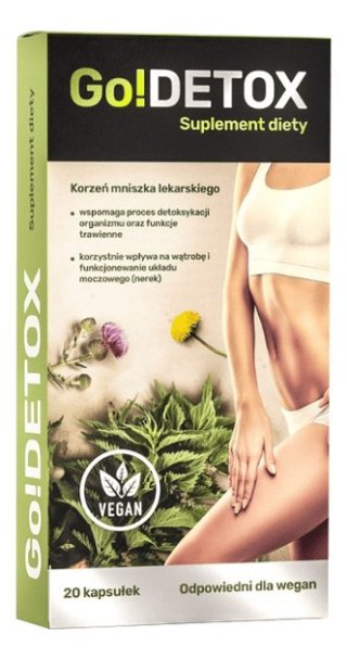 Noble Health GO!Detox – suplement diety na detoksykację organizmu – 20 kapsułek