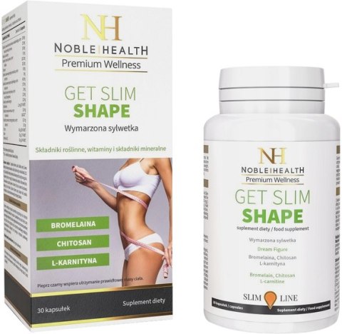 Noble Health Get Slim Shape 30 kapsułek Noble Health Get Slim Shape 30 kapsułek