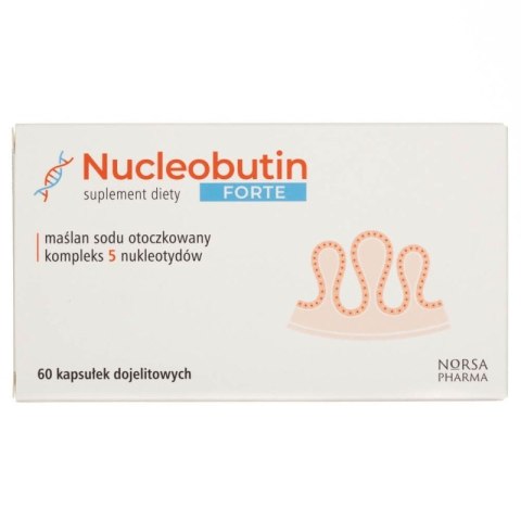 Norsa Pharma Nucleobutin Forte 60 kapsułek Norsa Pharma Nucleobutin Forte 60 kapsułek