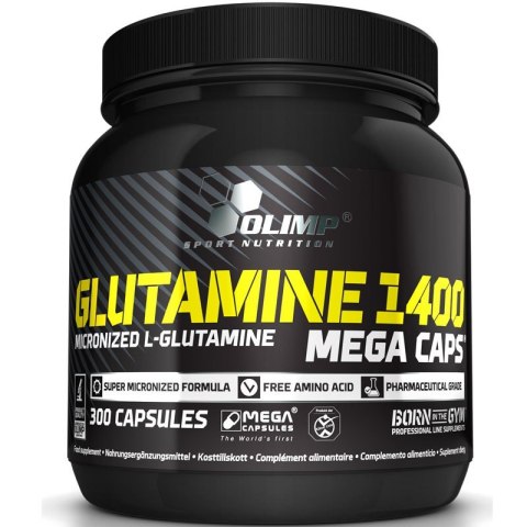Olimp Glutamine 1400 Mega Caps 300 kapsułek Olimp Glutamine 1400 Mega Caps 300 kapsułek