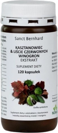 Sanct Bernhard Kasztanowiec 120 kapsułek Sanct Bernhard Kasztanowiec 120 kapsułek