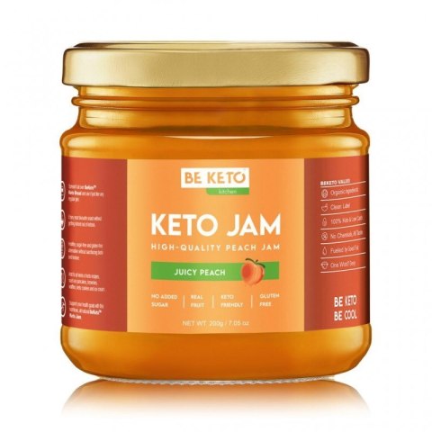 BeKeto Keto Dżem Soczysta Brzoskwinia 200g BeKeto Keto Dżem Soczysta Brzoskwinia 200g