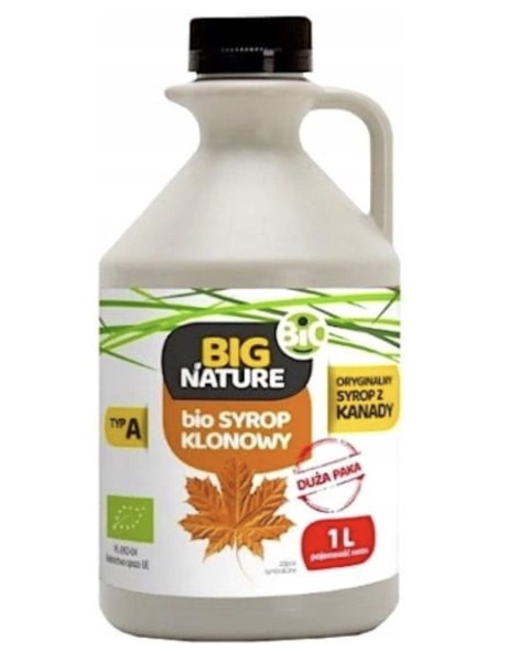 Big Nature Syrop klonowy BIO 1000ml Big Nature Syrop klonowy BIO 1000ml