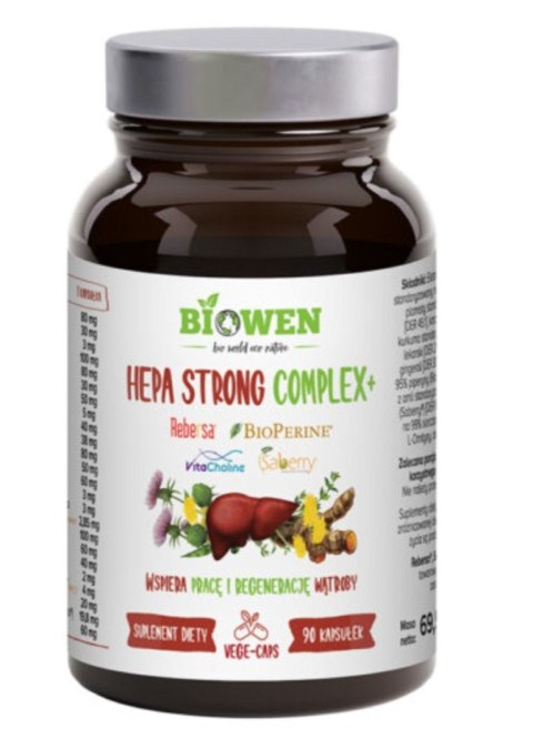 Biowen Hepa Strong Complex+ 90 kapsułek Biowen Hepa Strong Complex+ 90 kapsułek