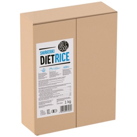 Diet Food Makaron Shirataki Konjac Ryż 1 kg Diet Food Makaron Shirataki Konjac Ryż 1 kg