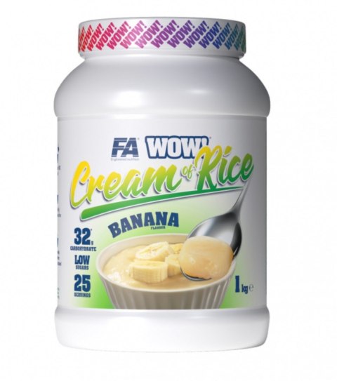 FA Wellness Line Cream of rice 1 kg o smaku bananowym FA Wellness Line Cream of rice 1 kg o smaku bananowym