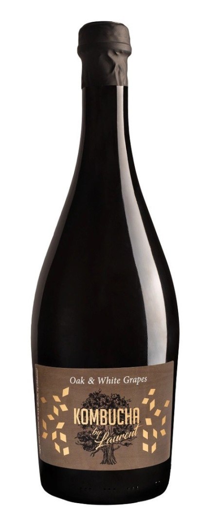 Kombucha By Laurent Kombucha Szampańska Na Płatkach Dębu O Smaku Białych Winogron BIO 750 ml Kombucha By Laurent Kombucha Szampańska Na Płatkach Dębu O Smaku Białych Winogron BIO 750 ml