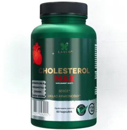 Lanco Nutritions Cholestrol Max 60 kapsułek Lanco Nutritions Cholestrol Max 60 kapsułek