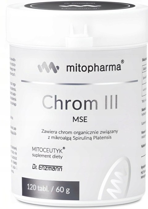 Mito-Pharma Chrom MSE 120 tabletek Mito-Pharma Chrom MSE 120 tabletek
