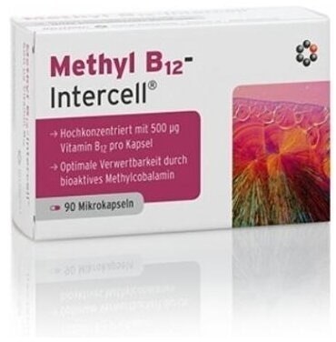 Mito-Pharma Metylowana B12 Intercell 90 kapsułek Mito-Pharma Metylowana B12 Intercell 90 kapsułek