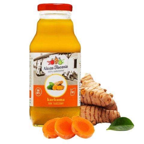 Nasza tłocznia Sok 100% Kurkuma 330 ml Nasza tłocznia Sok 100% Kurkuma 330 ml
