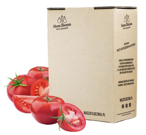 Nasza tłocznia Sok 100% Pomidor malinowy 3l Nasza tłocznia Sok 100% Pomidor malinowy 3l