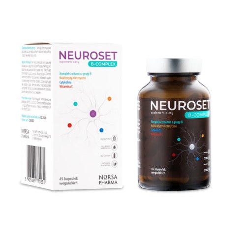 Norsa Pharma Neuroset B-Complex 45 kapsułek Norsa Pharma Neuroset B-Complex 45 kapsułek