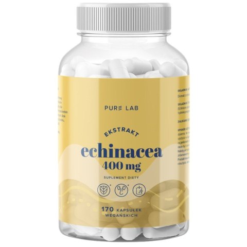 Pure Lab Ekstrakt z echinacea 400 mg 170 kapsułek Pure Lab Ekstrakt z echinacea 400 mg 170 kapsułek
