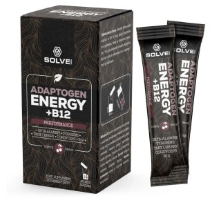 SolveLabs Adaptogen Energy + B12 – 14 saszetek suplementu wspierającego energię i witalność
