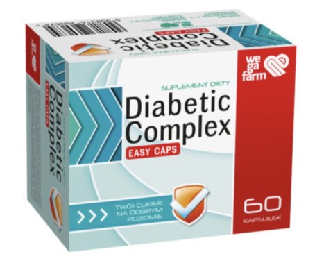 WegaFarm Diabetic complex 60 kapsułek WegaFarm Diabetic complex 60 kapsułek