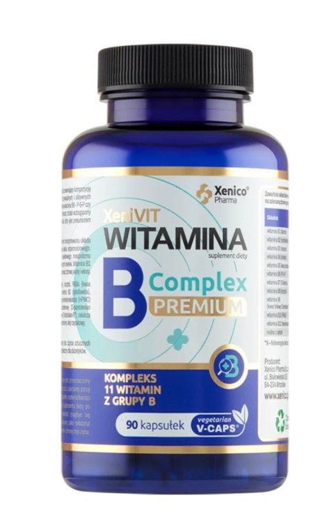 Xenico Pharma Witamina B Complex Premium 90 kapsułek Xenico Pharma Witamina B Complex Premium 90 kapsułek