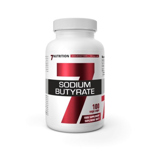 7Nutrition Sodium Butyrate maślan sodu 580mg 100 vege kapsułek 7Nutrition Sodium Butyrate maślan sodu 580mg 100 vege kapsułek
