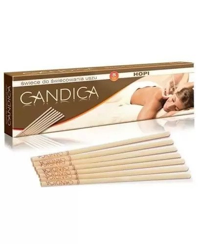 Aura Herbals Candica Świece do świecowania uszu HOPI 5 par Aura Herbals Candica Świece do świecowania uszu HOPI 5 par