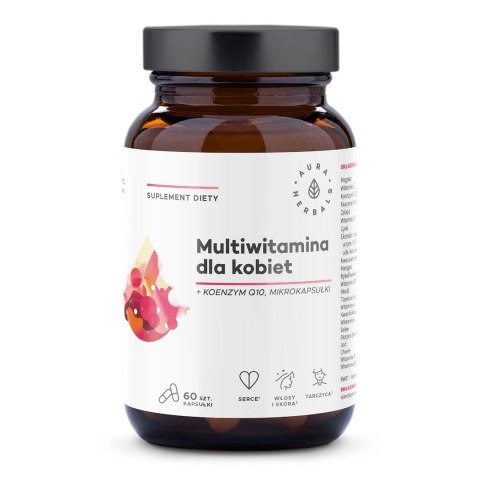 Aura Herbals Multiwitamina dla kobiet mikrokapsułki 60 kapsułek Aura Herbals Multiwitamina dla kobiet mikrokapsułki 60 kapsułek