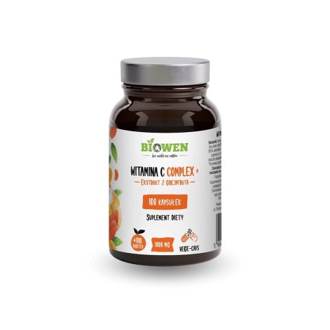 Biowen Witamina C Complex+ ekstrakt z grejpfruta 100 kapsułek Biowen Witamina C Complex+ ekstrakt z grejpfruta 100 kapsułek
