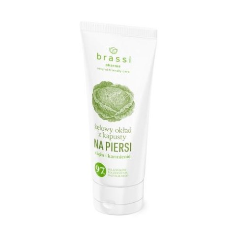 BrassiPharma żelowy okład z kapusty na piersi ciąża i karmienie 75 ml BrassiPharma żelowy okład z kapusty na piersi ciąża i karmienie 75 ml