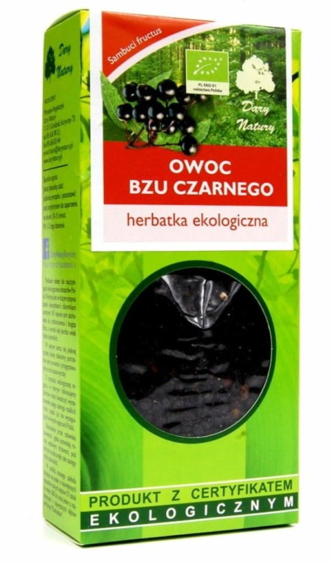 Dary Natury Herbatka Owoc Czarnego Bzu BIO 100 g Dary Natury Herbatka Owoc Czarnego Bzu BIO 100 g