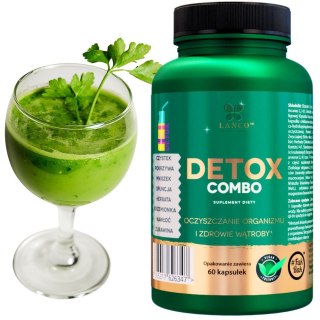 Lanco Nutritions Detox Combo – suplement diety wspierający oczyszczanie organizmu – 60 kapsułek