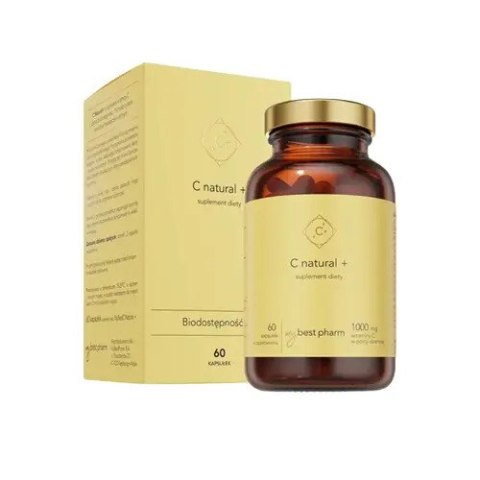 MyBestPharm MyBestC Natural+ 60 kapsułek MyBestPharm MyBestC Natural+ 60 kapsułek