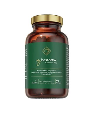 MyBestPharm MyBestDetox – suplement diety na oczyszczanie organizmu – 90 kapsułek