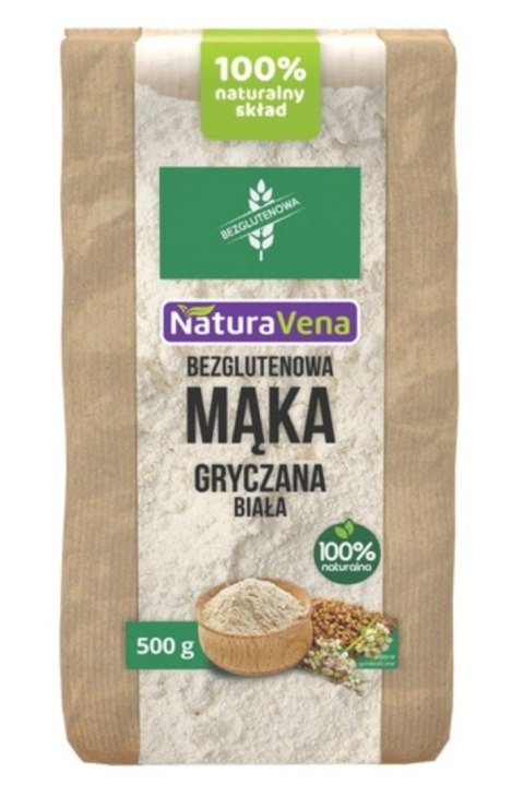 Naturavena Mąka gryczana Biała Bezglutenowa 500 g Naturavena Mąka gryczana Biała Bezglutenowa 500 g