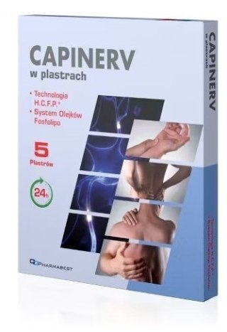 Pharmabest CAPINERV w plastrach 5 sztuk